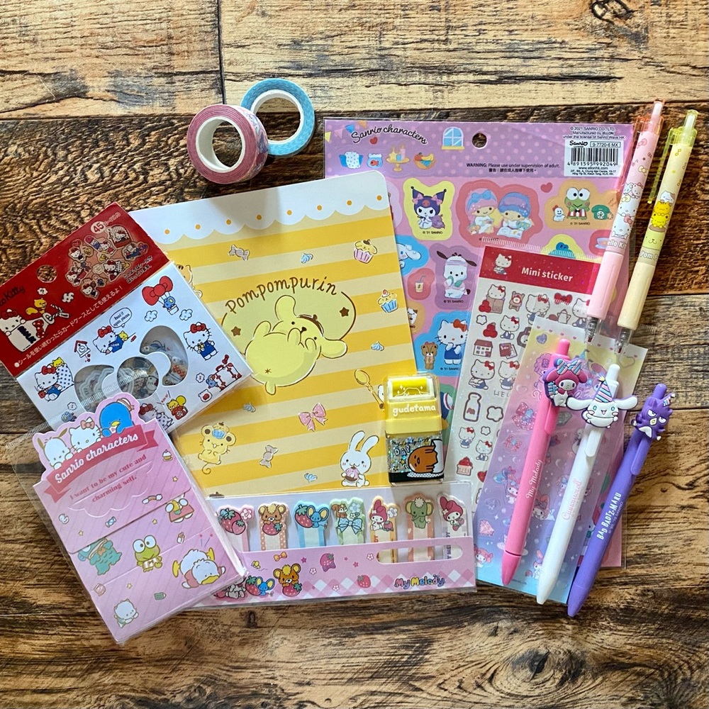 Sanrio Stationery Back to School set